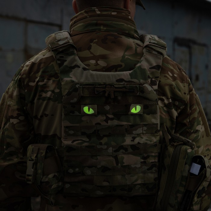M-TAC нашивка Tiger Eyes Laser Cut (пара) Multicam M-TAC нашивка Tiger Eyes Laser Cut (пара) Multicam