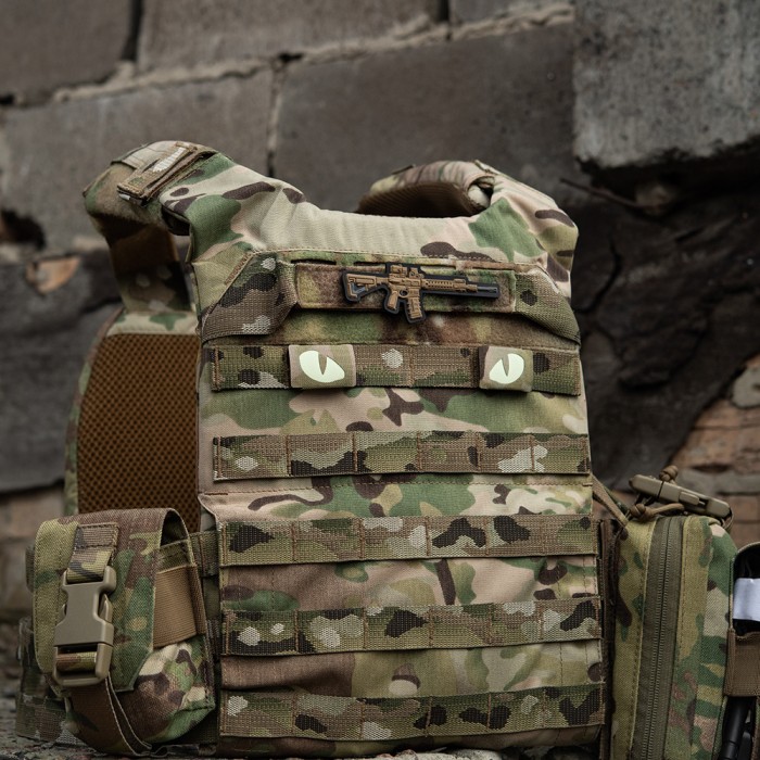 M-TAC нашивка Tiger Eyes Laser Cut (пара) Multicam M-TAC нашивка Tiger Eyes Laser Cut (пара) Multicam