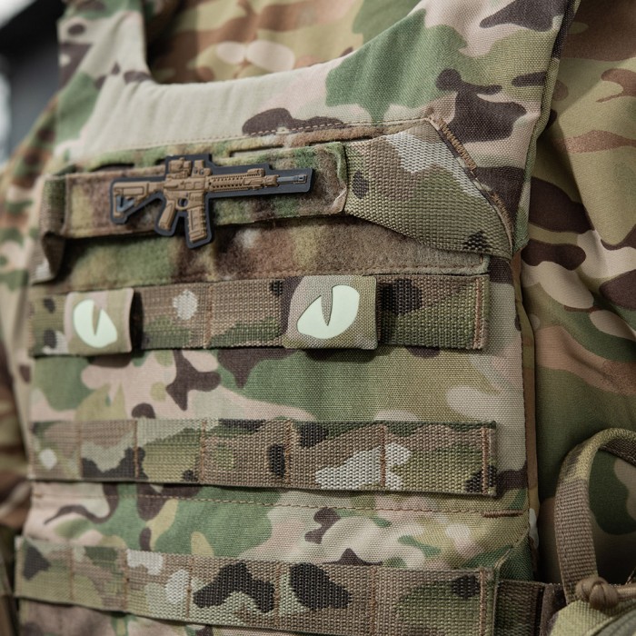 M-TAC нашивка Tiger Eyes Laser Cut (пара) Multicam M-TAC нашивка Tiger Eyes Laser Cut (пара) Multicam