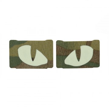 M-TAC нашивка Tiger Eyes Laser Cut (пара) Multicam