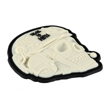 M-Tac нашивка War is Hell 3D PVC White