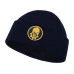 Шапка вязаная флисовая с отворотом НГУ - Navy Blue