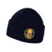 Шапка вязаная флисовая с отворотом НГУ - Navy Blue