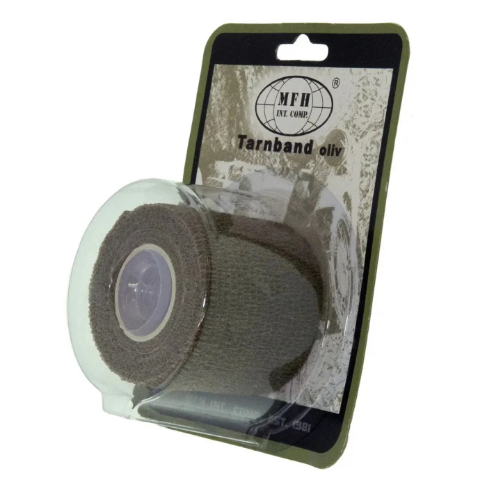 Стрічка маскувальна MFH Camo Tape 5 см x 4,5 м Olive Стрічка маскувальна MFH Camo Tape 5 см x 4,5 м Olive