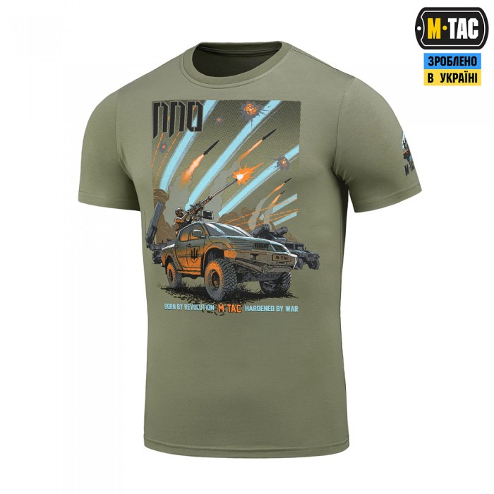 Футболка M-Tac ПВО Light, Olive Футболка M-Tac ПВО Light, Olive
