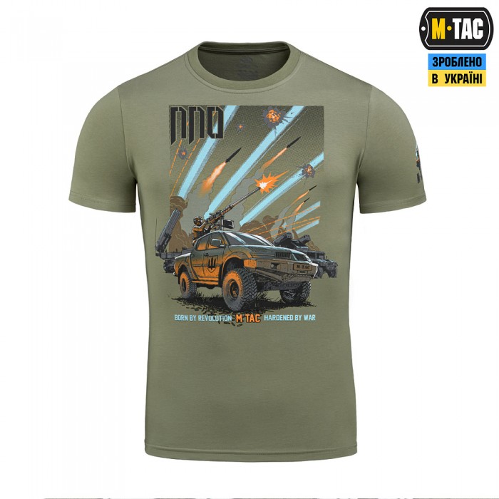 Футболка M-Tac ПВО Light, Olive Футболка M-Tac ПВО Light, Olive