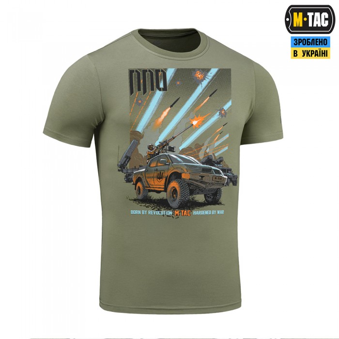 Футболка M-Tac ПВО Light, Olive Футболка M-Tac ПВО Light, Olive