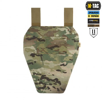 Фартух протиуламковий з балістичним пакетом 2 клас (BRONYX) M-Tac Laser Cut, MultiCam