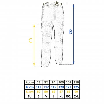 Штани зимові MIL-TEC US MA1 Thermal Pants Black, Black