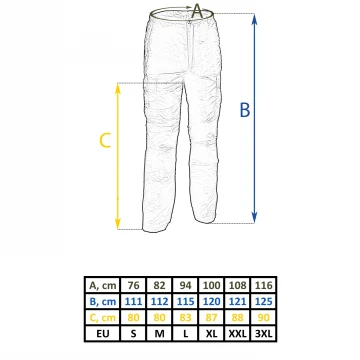 Штаны зимние MIL-TEC US MA1 Thermal Pants Black, Black
