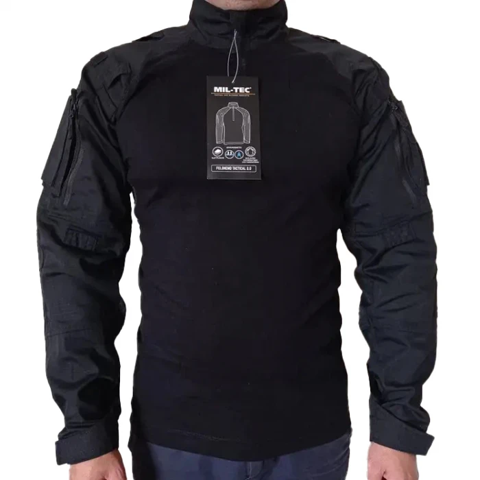 Сорочка бойова MIL-TEC Tactical Field Shirt 2.0 Black Сорочка бойова MIL-TEC Tactical Field Shirt 2.0 Black