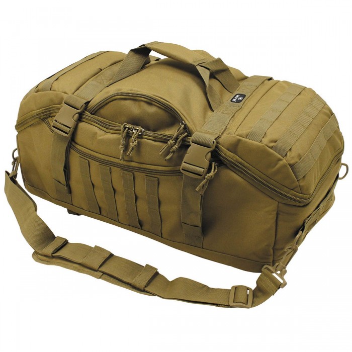 Сумка-рюкзак армійска MFH «Travel» 48L Coyote Сумка-рюкзак армійска MFH «Travel» 48L Coyote