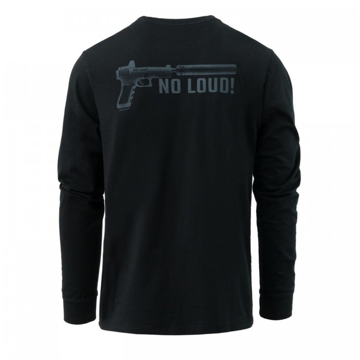 Лонгслив Direct Action Longsleeve No Loud!, Black Лонгслив Direct Action Longsleeve No Loud!, Black