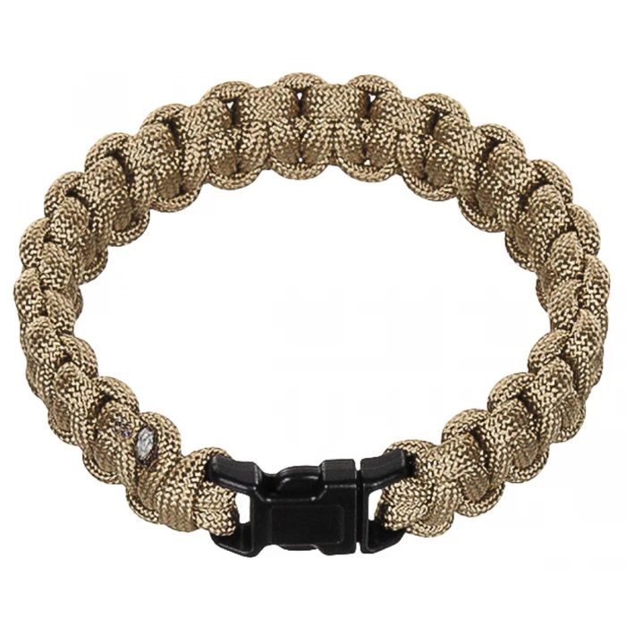Браслет з паракорду MFH Parachute Cord Койот, Coyote Браслет з паракорду MFH Parachute Cord Койот, Coyote