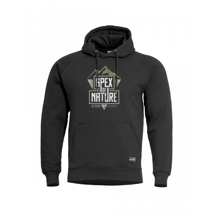 Pentagon Hood Sweater Apex Of Nature, Black Pentagon Hood Sweater Apex Of Nature, Black