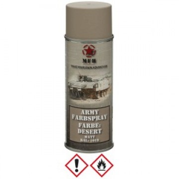 Маскувальна фарба спрей у балоні Army Spray Paint, mat, 400 ml DESERT Дезерт 3-колор, Дезерт 3-колор