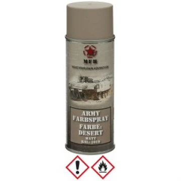 Маскувальна фарба спрей у балоні Army Spray Paint, mat, 400 ml DESERT Дезерт 3-колор, Дезерт 3-колор