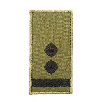Погон нагрудный на липучке Подполковник Олива, Olive