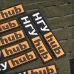 Шеврон «НГУ HUB» 12x2.5 см