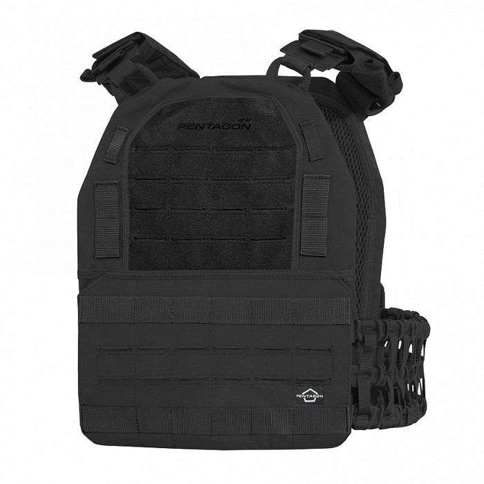 Плитоноска Pentagon Aspis Vest Черная Плитоноска Pentagon Aspis Vest Черная