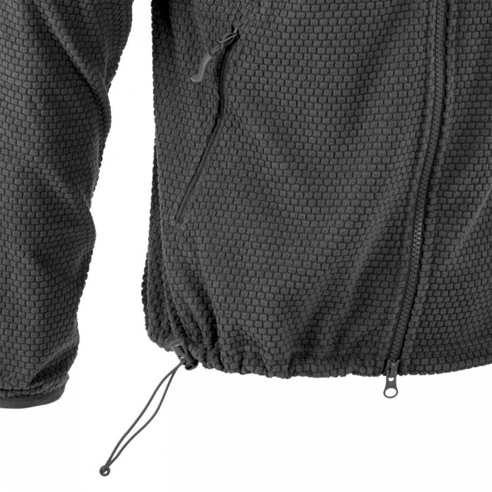Кофта флісова Helikon-Tex Alpha Hoodie Jacket Grid Fleece, Black Кофта флісова Helikon-Tex Alpha Hoodie Jacket Grid Fleece, Black