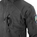 Кофта флісова Helikon-Tex Alpha Hoodie Jacket Grid Fleece, Black