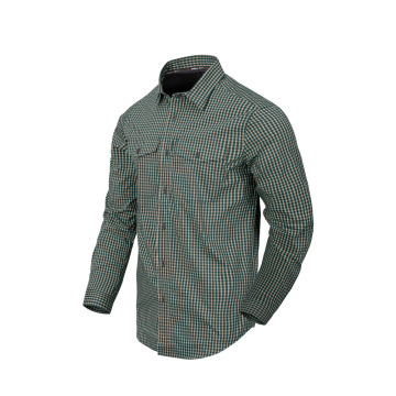 Сорочка Helikon Covert Concealed Carry -  GREEN CHECKERED
