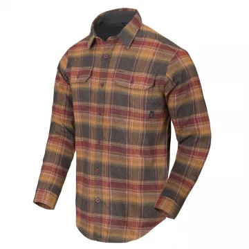 Сорочка Helikon-Tex Greyman Shirt Foggy GRAPHITE PLAID, Сірий
