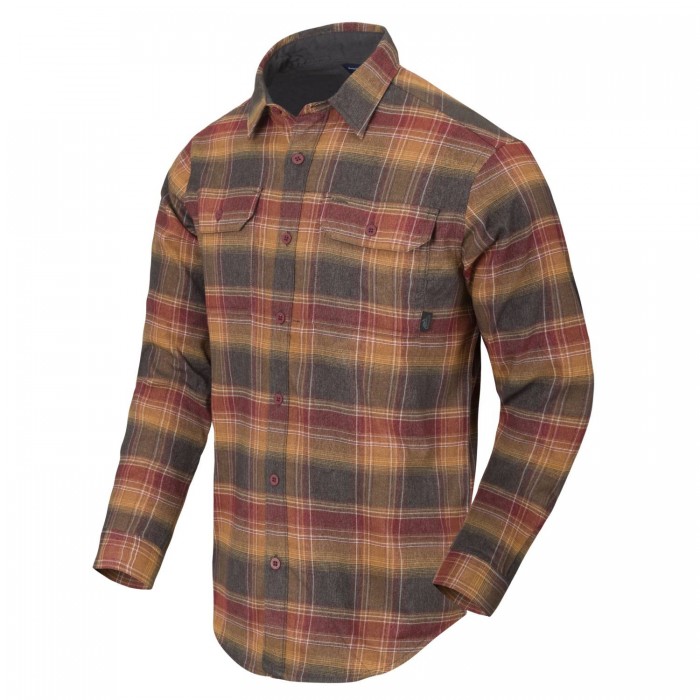 Сорочка Helikon-Tex Greyman Shirt Foggy GRAPHITE PLAID, Сірий Сорочка Helikon-Tex Greyman Shirt Foggy GRAPHITE PLAID, Сірий