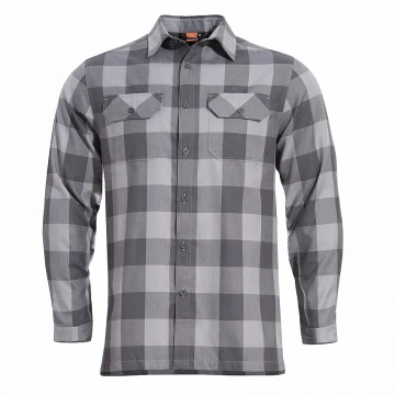 Сорочка Pentagon Drifter Flannel клітинка чорно-сіра
