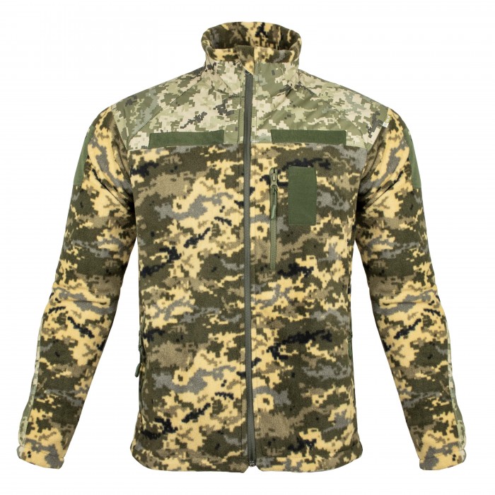 Флісова кофта Vik-Tailor GEN II - Пиксель, Піксель Флісова кофта Vik-Tailor GEN II - Пиксель, Піксель