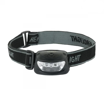 M-Tac ліхтар налобний 4+1 LED, Black