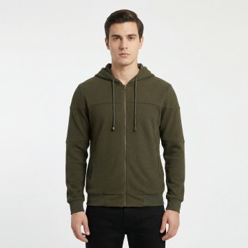 Флисовая кофта Vik-Tailor Alfa Jacquard, Olive