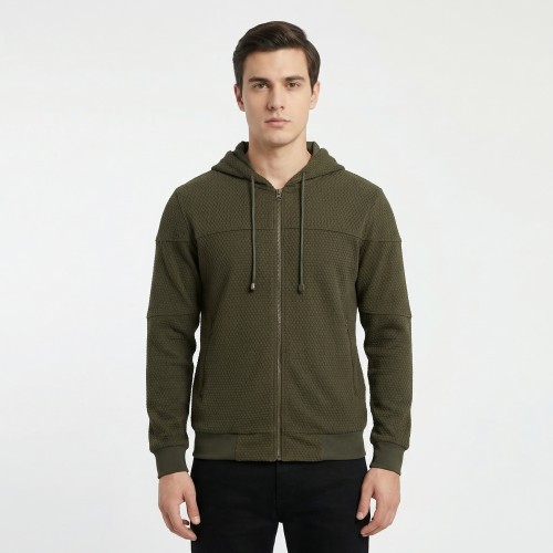 Флісова кофта Vik-Tailor Alfa Jacquard, Olive