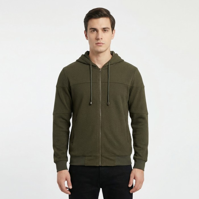 Флісова кофта Vik-Tailor Alfa Jacquard, Olive Флісова кофта Vik-Tailor Alfa Jacquard, Olive