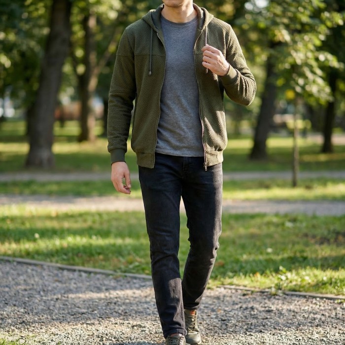 Флісова кофта Vik-Tailor Alfa Jacquard, Olive Флісова кофта Vik-Tailor Alfa Jacquard, Olive