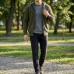 Флісова кофта Vik-Tailor Alfa Jacquard, Olive