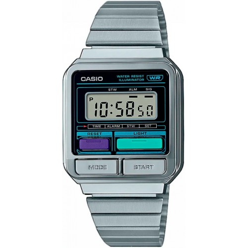 Годинник Casio Vintage Edgy A120WE-1AEF, Silver
