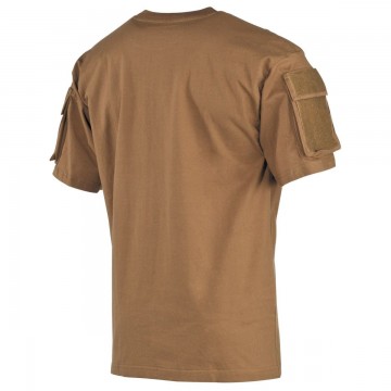 Футболка T-shirt MFH з кишенями Coyote