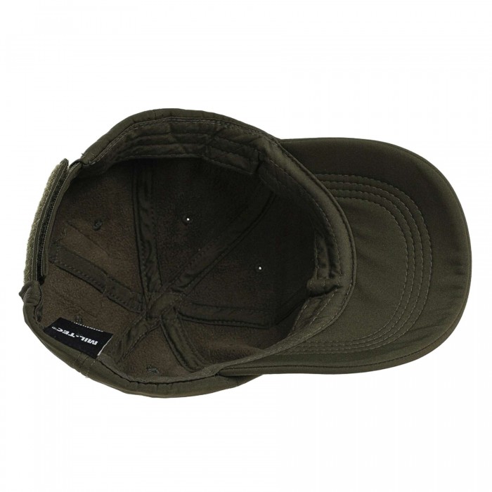 Бейсболка тактична тепла MIL-TEC SoftShell Baseball Cap Olive Бейсболка тактична тепла MIL-TEC SoftShell Baseball Cap Olive