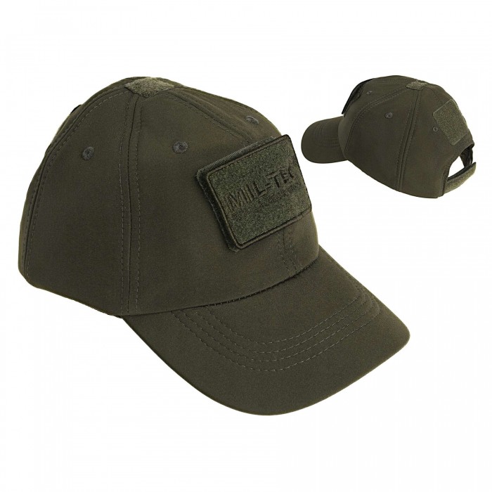 Бейсболка тактична тепла MIL-TEC SoftShell Baseball Cap Olive Бейсболка тактична тепла MIL-TEC SoftShell Baseball Cap Olive