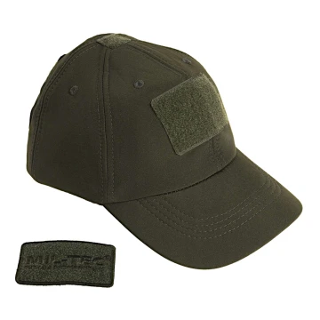Бейсболка тактическая теплая MIL-TEC SoftShell Baseball Cap Olive