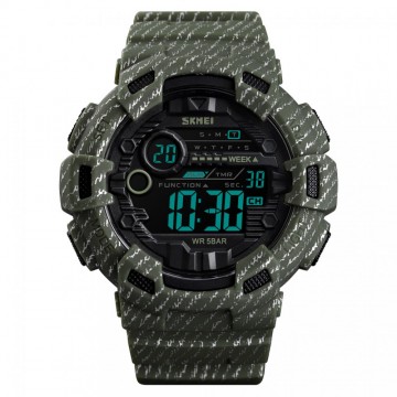 Годинник тактичний Skmei 1472 Olive Camo Stripes