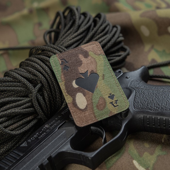 M-Tac нашивка Ace of Spades Laser Cut Ranger Multicam/Black M-Tac нашивка Ace of Spades Laser Cut Ranger Multicam/Black