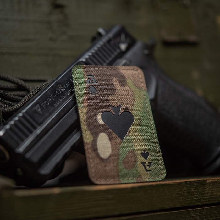 M-Tac нашивка Ace of Spades Laser Cut Ranger Multicam/Black M-Tac нашивка Ace of Spades Laser Cut Ranger Multicam/Black