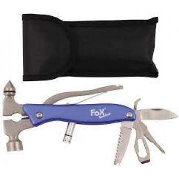 Мультиінструмент 9 в 1 у чохлі Pocket Tool, "Worker", Metal, blue Мультитул Синій