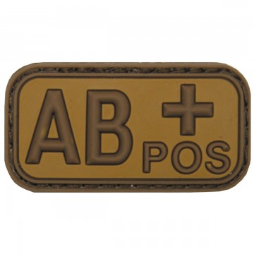 Нашивка група крові AB(IV) Rh+ Coyote
