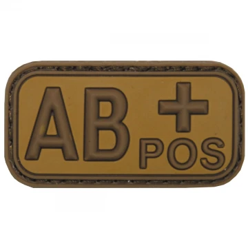 Нашивка группа крови AB(IV) Rh+ Coyote