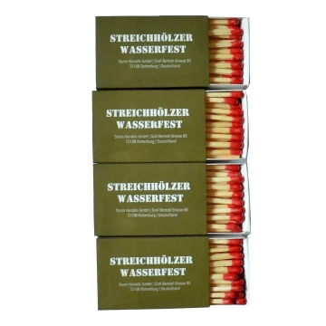 Сірники вологостійкі MIL-TEC Water Resistant Matches (4 коробки)