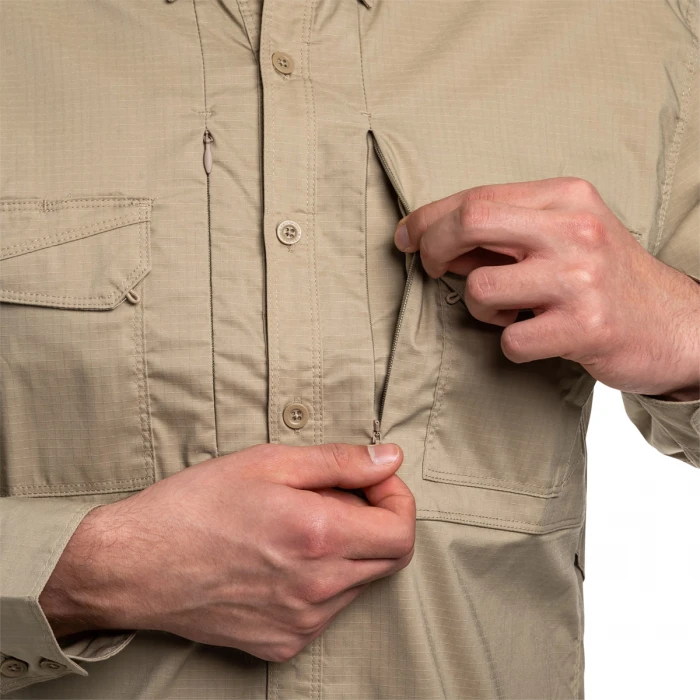 Рубашка Pentagon Plato Long Sleeve - Khaki Рубашка Pentagon Plato Long Sleeve - Khaki